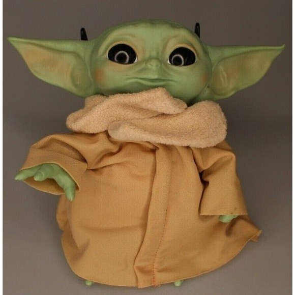 Hasbro Star Wars Mandalorian Baby Yoda Grogu The Child Talking Works Well Cute - Picture 1 of 2
